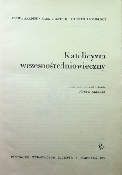 Katolicyzm wczesnośredniowieczny