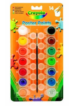 Crayola Farby plakatowe 14 kolorów