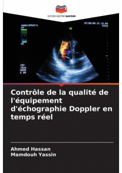 Contrôle de la qualité de l'équipement d'échographie Doppler en temps réel
