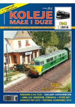 Koleje małe i duże Nr 1 / 2016 34