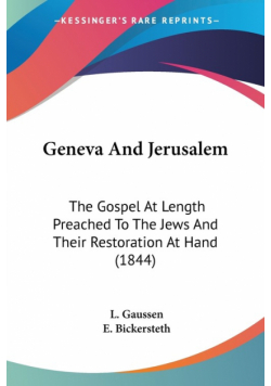 Geneva And Jerusalem