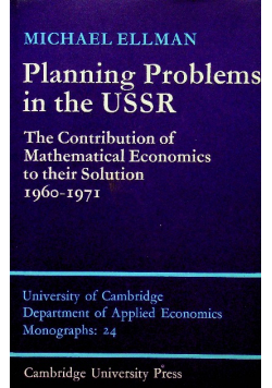 Planning Problems in the USSR