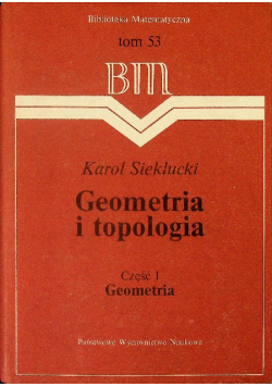 Geometria i Topologia Część 1