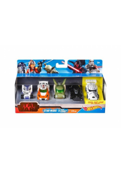 Hot Wheels Gwiezdne Wojny pięciopak pojazdów