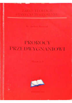 Prorocy przedwygnaniowi