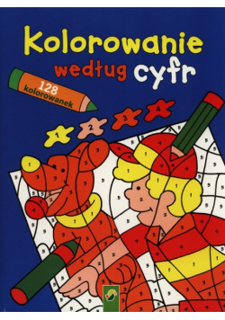 Kolorowanie według cyfr niebieska