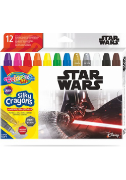Kredki żelowe wykręcane Star Wars Colorino Kids 12 kolorów