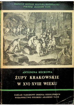 Żupy krakowski w XVI XVIII wieku