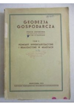 Geodezja gospodarcza, t. II