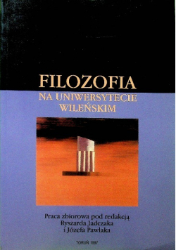 Filozofia na uniwersytecie Wileńskim