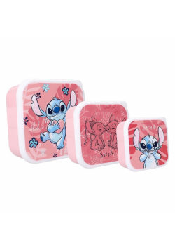 Śniadaniówka 3w1 Stitch różowa