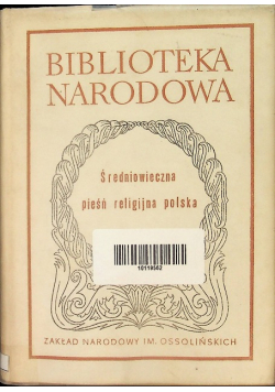 Średniowieczna pieśń religijna polska