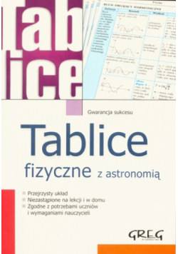 Tablice fizyczne z astronomią