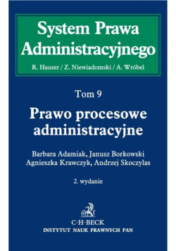 Prawo procesowe administracyjne. Tom 9