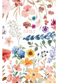 Colourful Floral Notebook