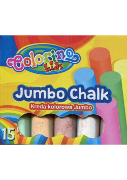 Colorino kids Kreda kolorowa Jumbo w pudełku 15 sztuk
