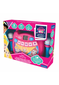 Głośnik Bluetooth Disney Princess z dwoma mikrofonami, efektami świetlnymi oraz akumulatorem w zestawie MP320DPZ