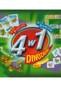 4 w 1 Dinozaury