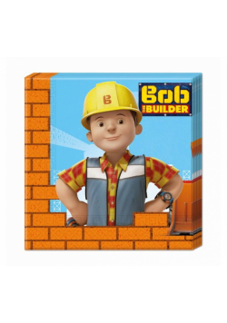 Serwetki "Bob Budowniczy" 33x33 cm, 20 sztuk