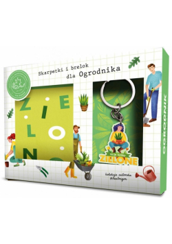 Zestaw skarpetki + brelok Moje hobby jest Zielone