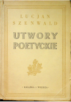 Utwory poetyckie 1950 r.