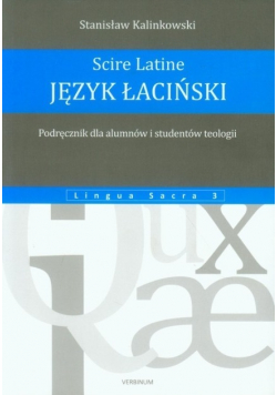 Język łaciński Podręcznik dla alumnów i studentów teologii