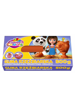 Glina rzeźbiarska samoutwardzalna terracota 500g