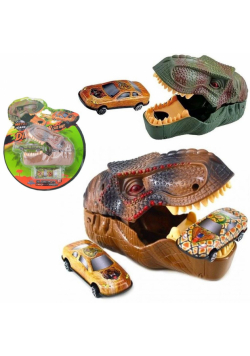 Głowa dinozaura z autem MIX