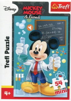Puzzle 54 Mini Myszka Miki i Przyjaciele Miki chemik