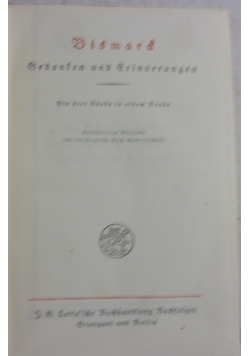 Bismard, 1898 r.
