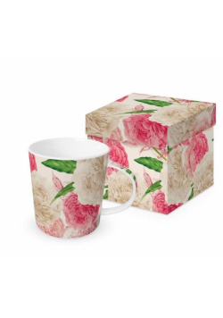 Kubek porcelanowy Peonie 350ml