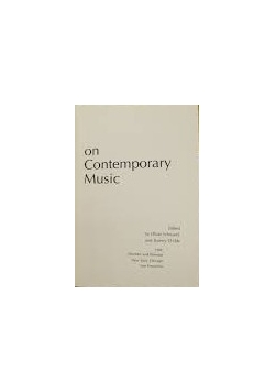 Contemporary composers on contemporary music