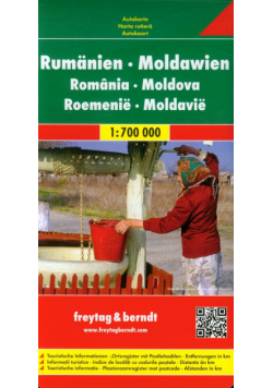 Rumunia Mołdawia mapa drogowa 1:700 000, Freytag&berndt