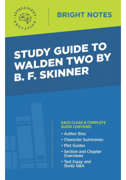 Study Guide to Walden Two by B. F. Skinner