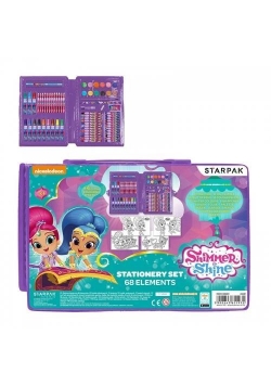 Zestaw artystyczny 68 elementów Shimmer and Shine