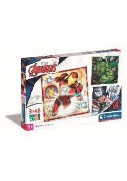 Puzzle 3x48 Super Kolor The Avengers