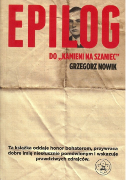 Epilog do Kamieni na szaniec
