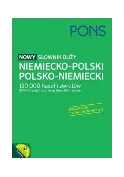 Nowy słownik duży niem-pol-niem PONS