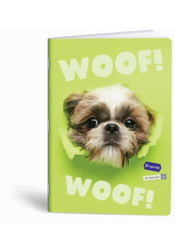 Zeszyt A5/32K kratka Woof mix (10szt) MAR MAR