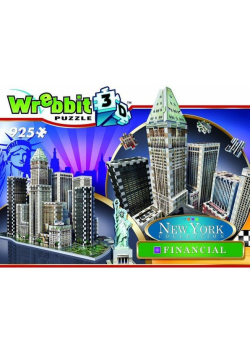 Wrebbit Puzzle 3D New York Collection Financial 925