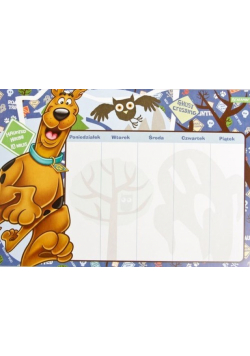 Plan lekcji z magnesem Scooby-Doo