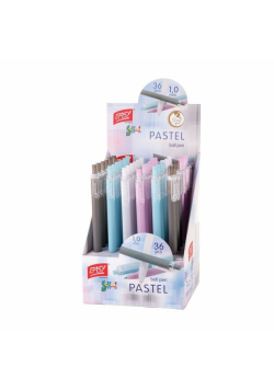 Długopis automatyczny Pastel niebieski 36 sztuk