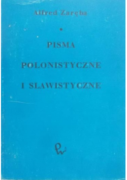 Pisma polonistyczne i slawistyczne