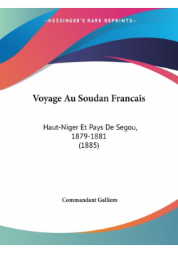 Voyage Au Soudan Francais