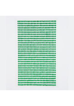 Kryształki samoprzylepne Light green 3mm 806szt