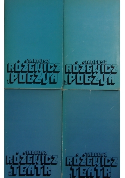 Dzieła Różewicza - zestaw 4 książek