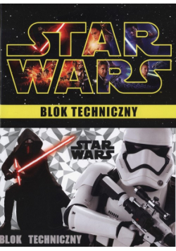 Blok techniczny A4 Star Wars 10 kartek 10 sztuk mix