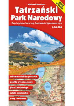Mapa Tatrzański Park Narodowy wyd. 16