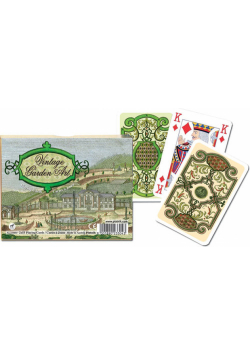 Karty do gry Piatnik 2 talie Vintage Garden Art.