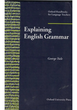 Explaining English grammar